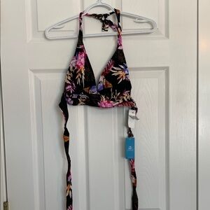 Cupshe Tropical Print Bikini Top